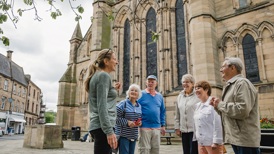 Group doing a tour